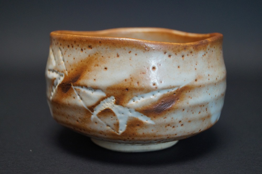 Chawan Shino Keramik Shuichi Sawada Seitenansicht 1