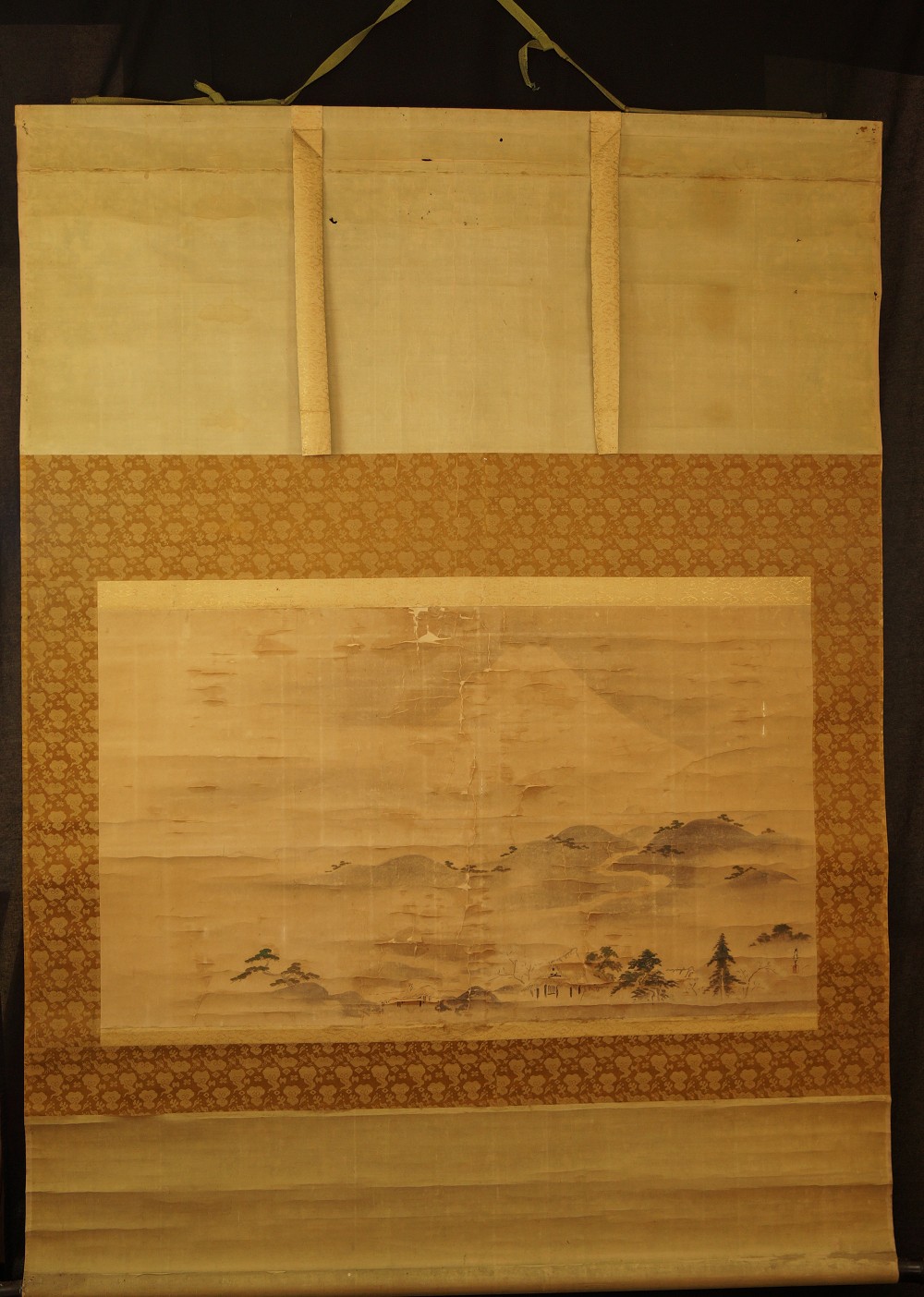 Berg Fuji Kakemono Gesamtansicht Rollbild