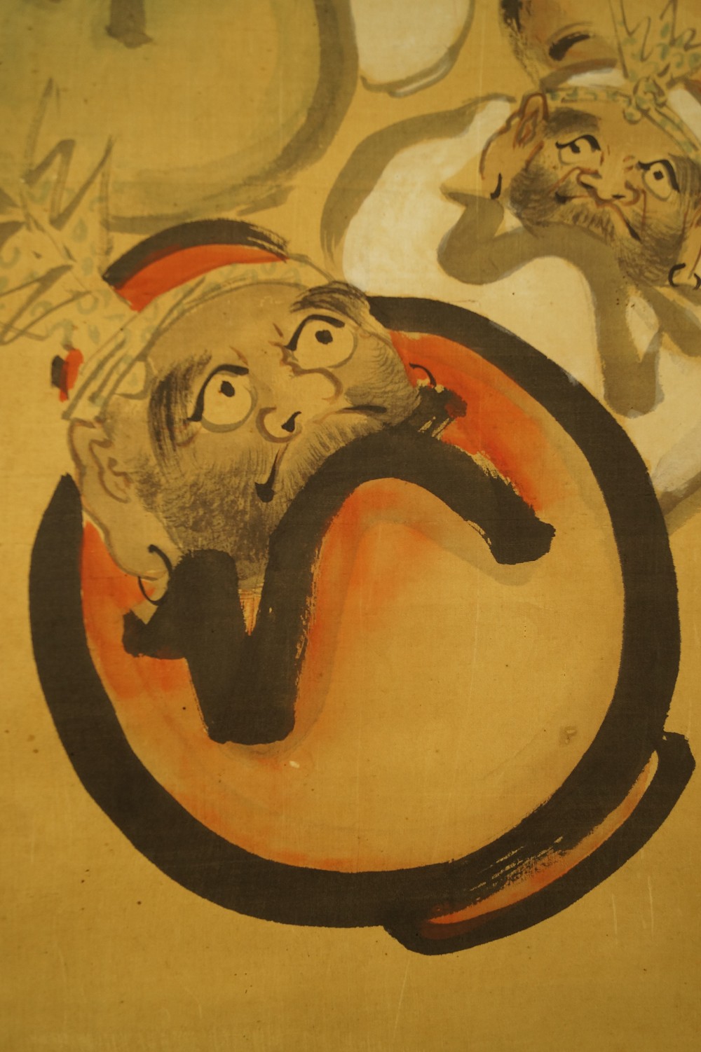 Bodhidharma - Japanisches Rollbild (Kakejiku, Kakemono)