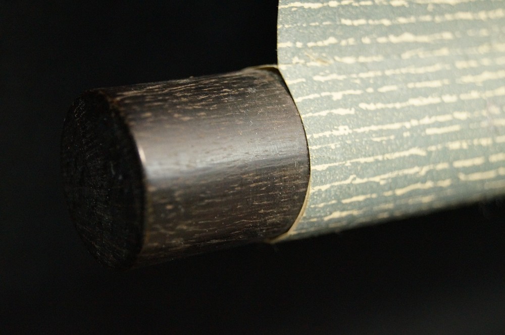 Bodhidharma with Piercing Gaze Scroll Detail