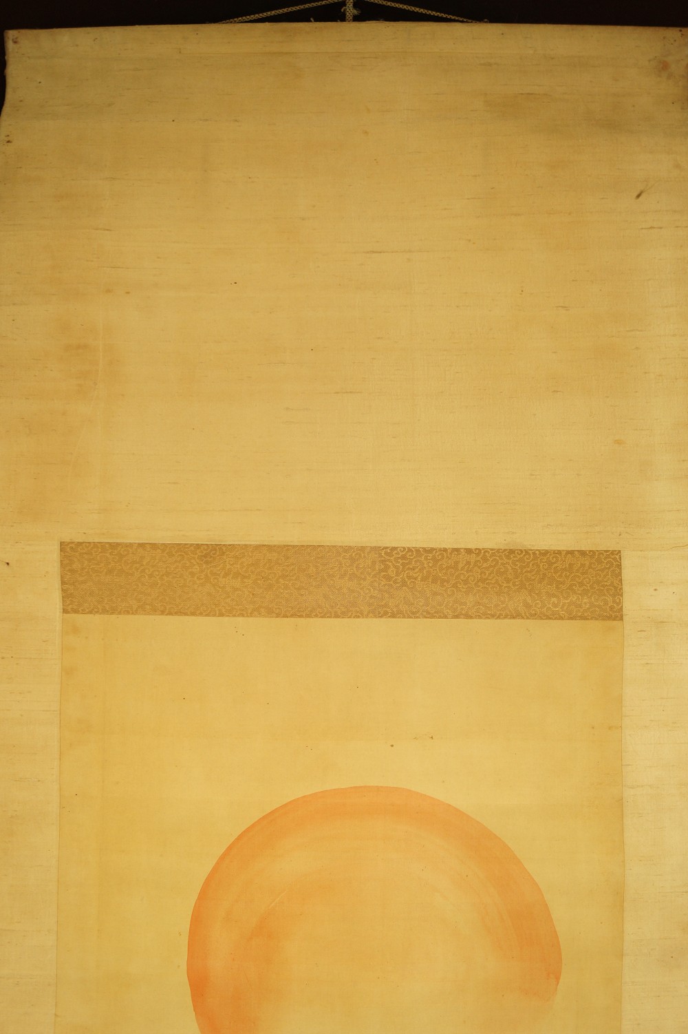 Aufgehende Sonne, brechende Welle von Ogata Gekko Montierungsdetail