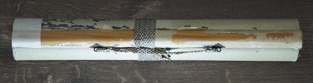 Mond Rollbild Kakemono zusammengerollt
