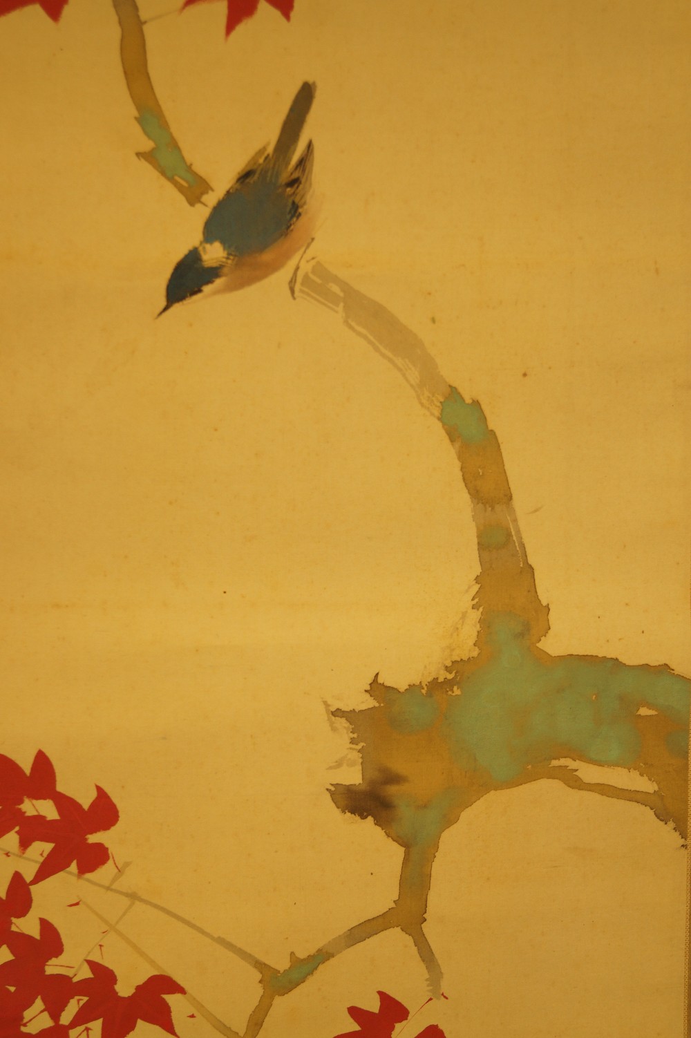 Sparrow on a Maple Branch by Yasuyama Tachiwaki Sparrow Close-Up 1