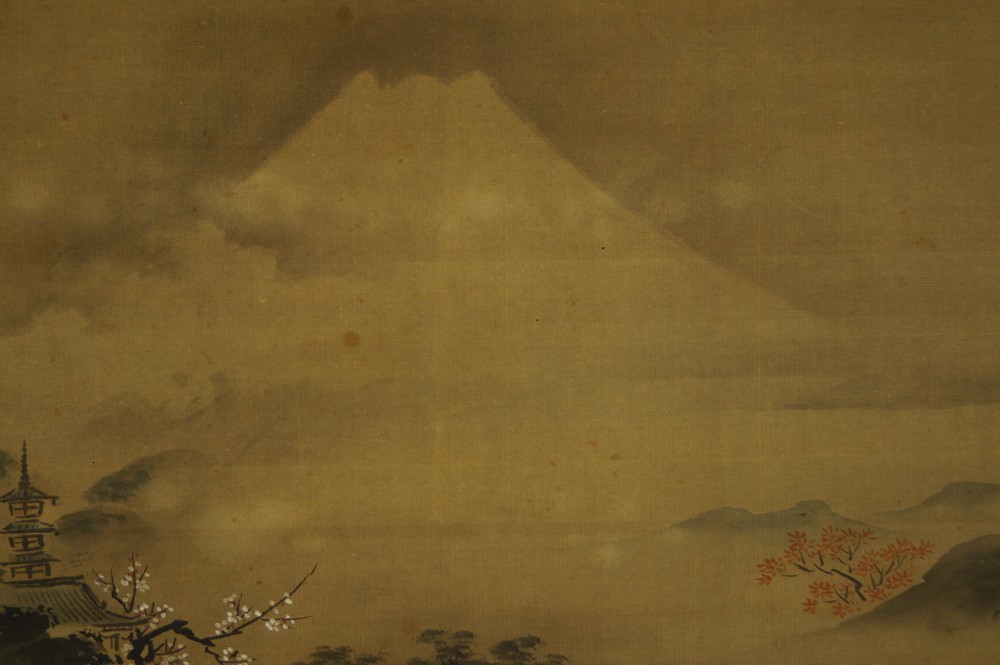 Fuji-san von Kano Ryusetsu Fuji-Motiv Nahaufnahme 1