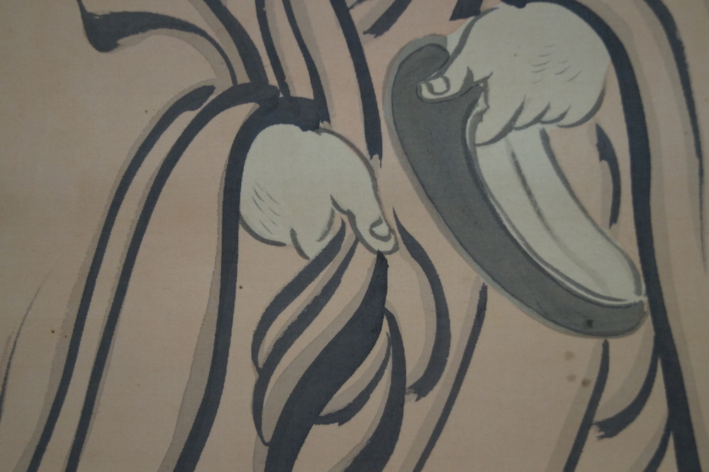 Bodhidharma Hands with Nyoi Scepter Close-Up