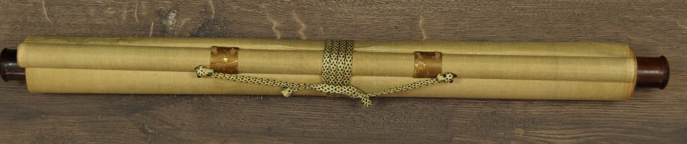 Bamboo by Kano Shunobu Kakemono Rolled Up