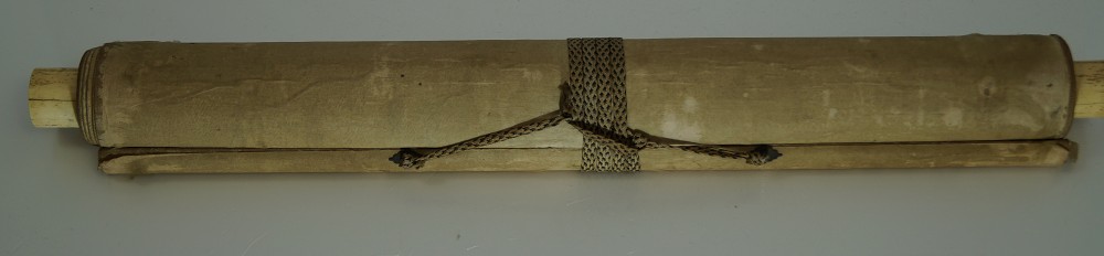 Wilde Gans Rollbild Kakejiku Kakemono zusammengerollt 2