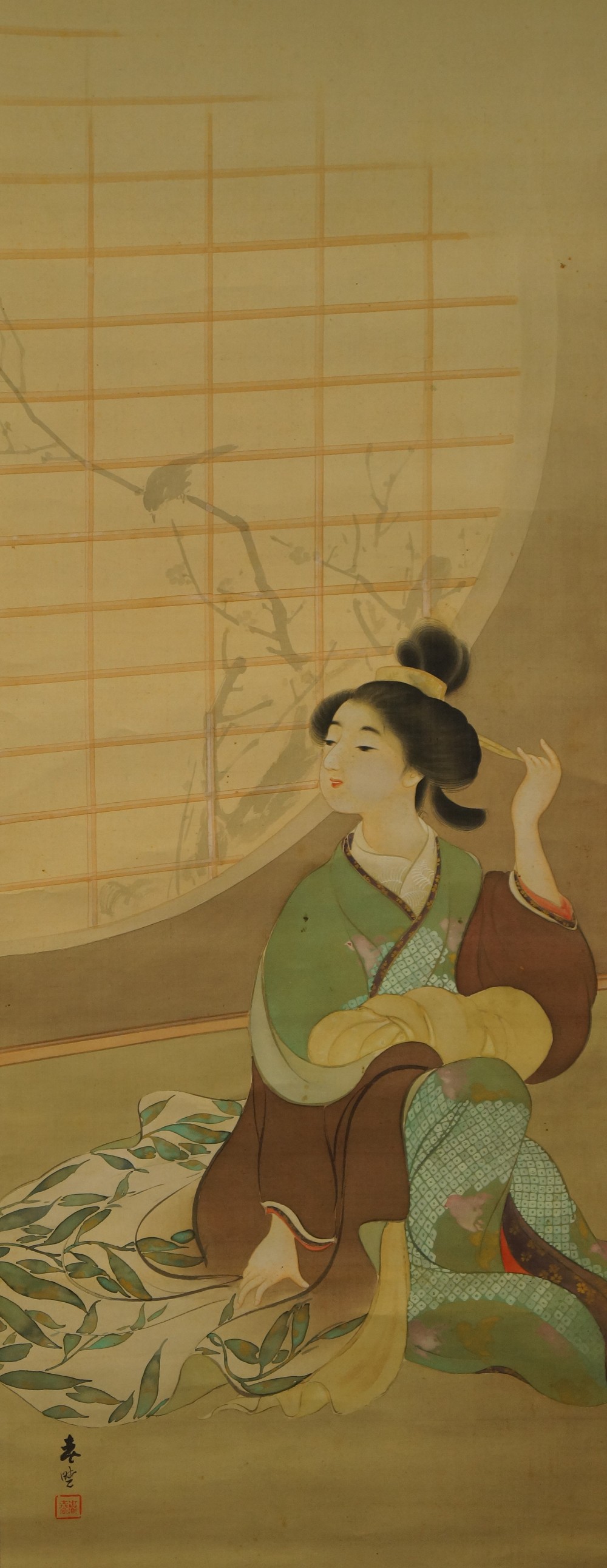 Beauty at the window full motif without mounting