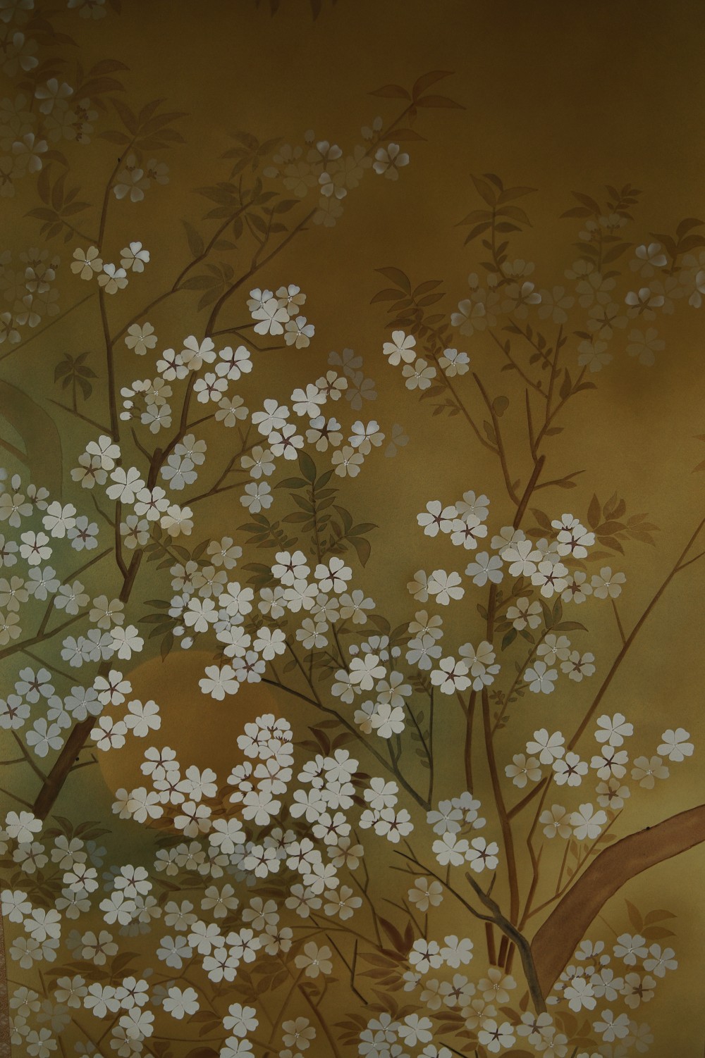 Sakura hanging scroll cherry blossom motif close-up 1