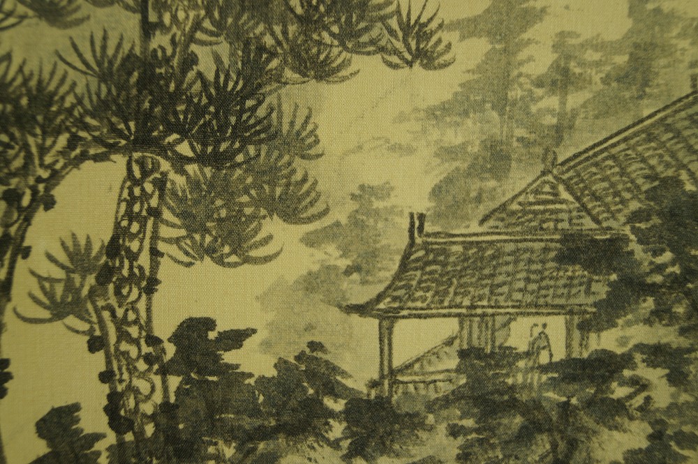 Landschaft Rollbild Haus-Motiv Nahaufnahme 2