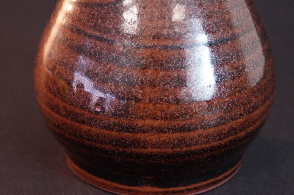 Handgetöpferte japanische Tanba Vase von Hiroyuki Ichino