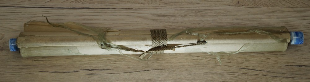 Berg Fuji Rollbild Kakemono zusammengerollt