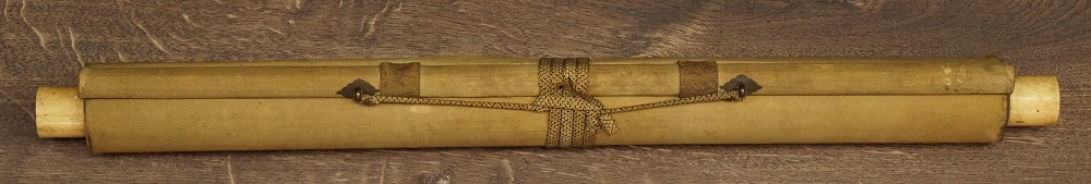 Beauty in Kimono Hanging Scroll Rolled Up