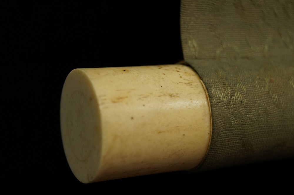 Verregnete Berglandschaft Rollendetail