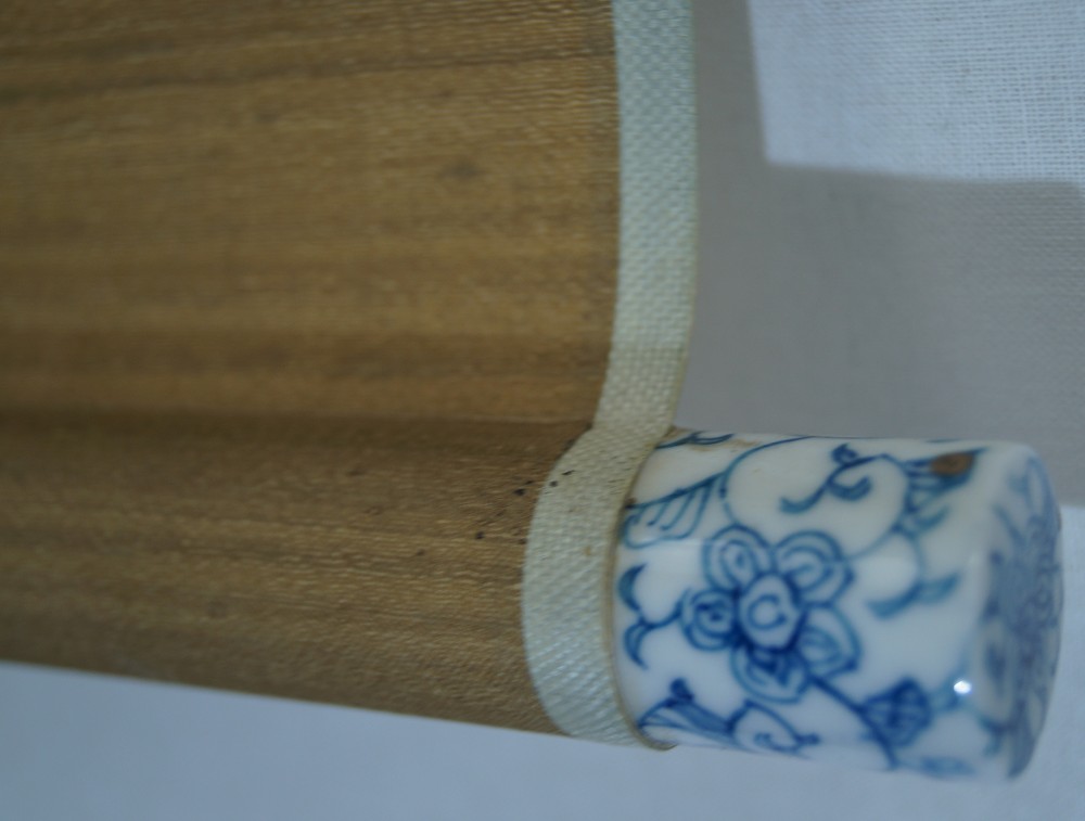 Kakemono Landschaft Rollendetail