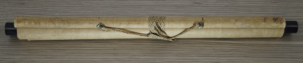 Kakemono Landschaft Zusammengerollt