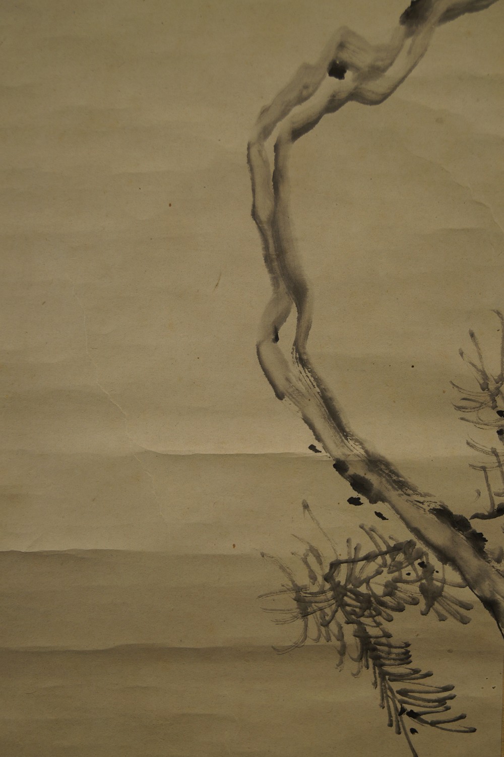 Bird on Pine Branch by Akiaki Okamoto Pine Motif Close-Up 2