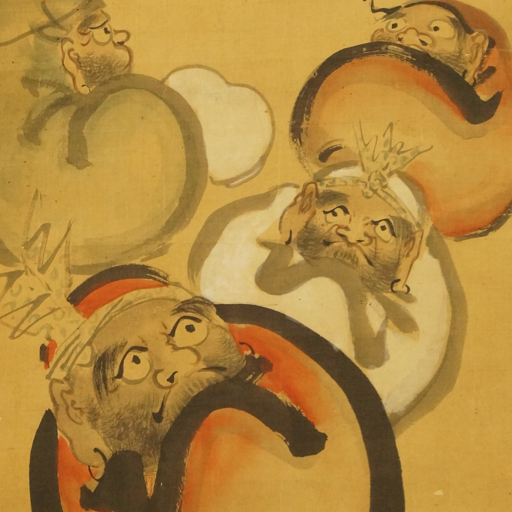 Bodhidharma Motif Close-Up Preview