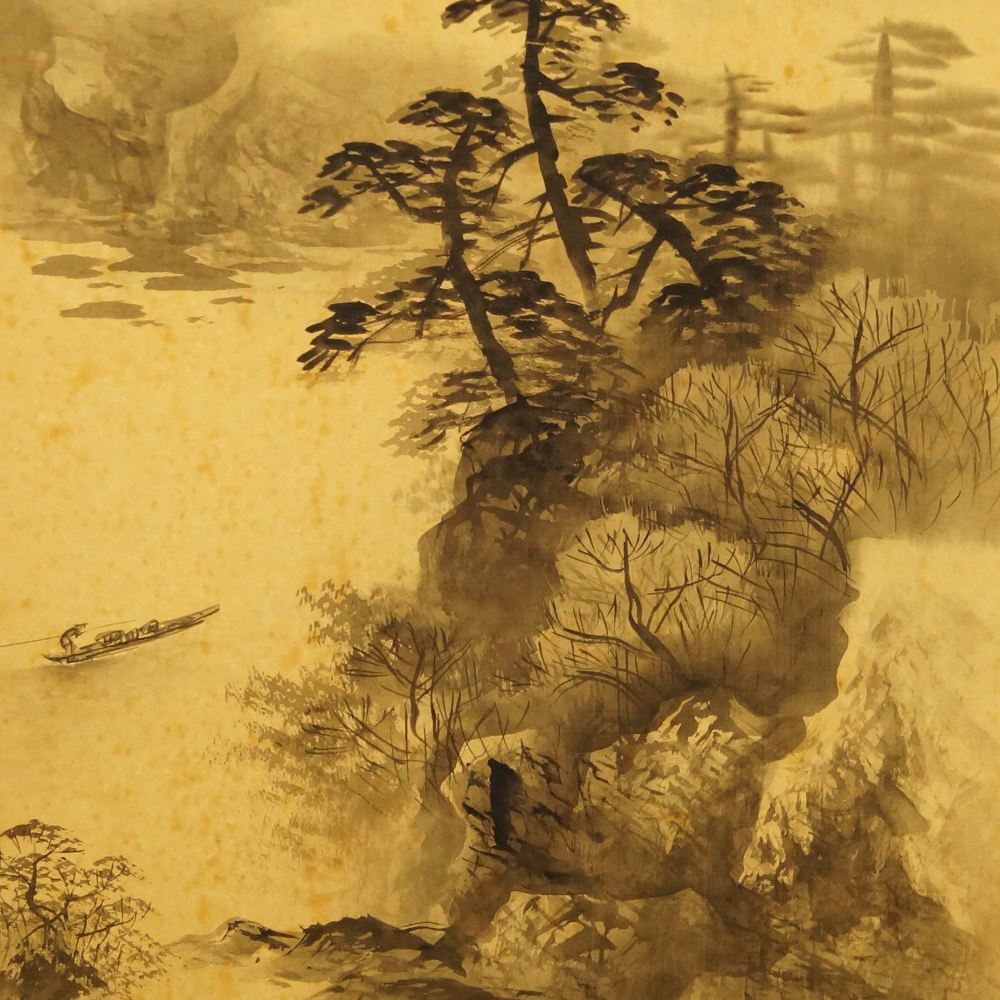 Landschafts Kakemono Motiv Nahaufnahme Vorschau