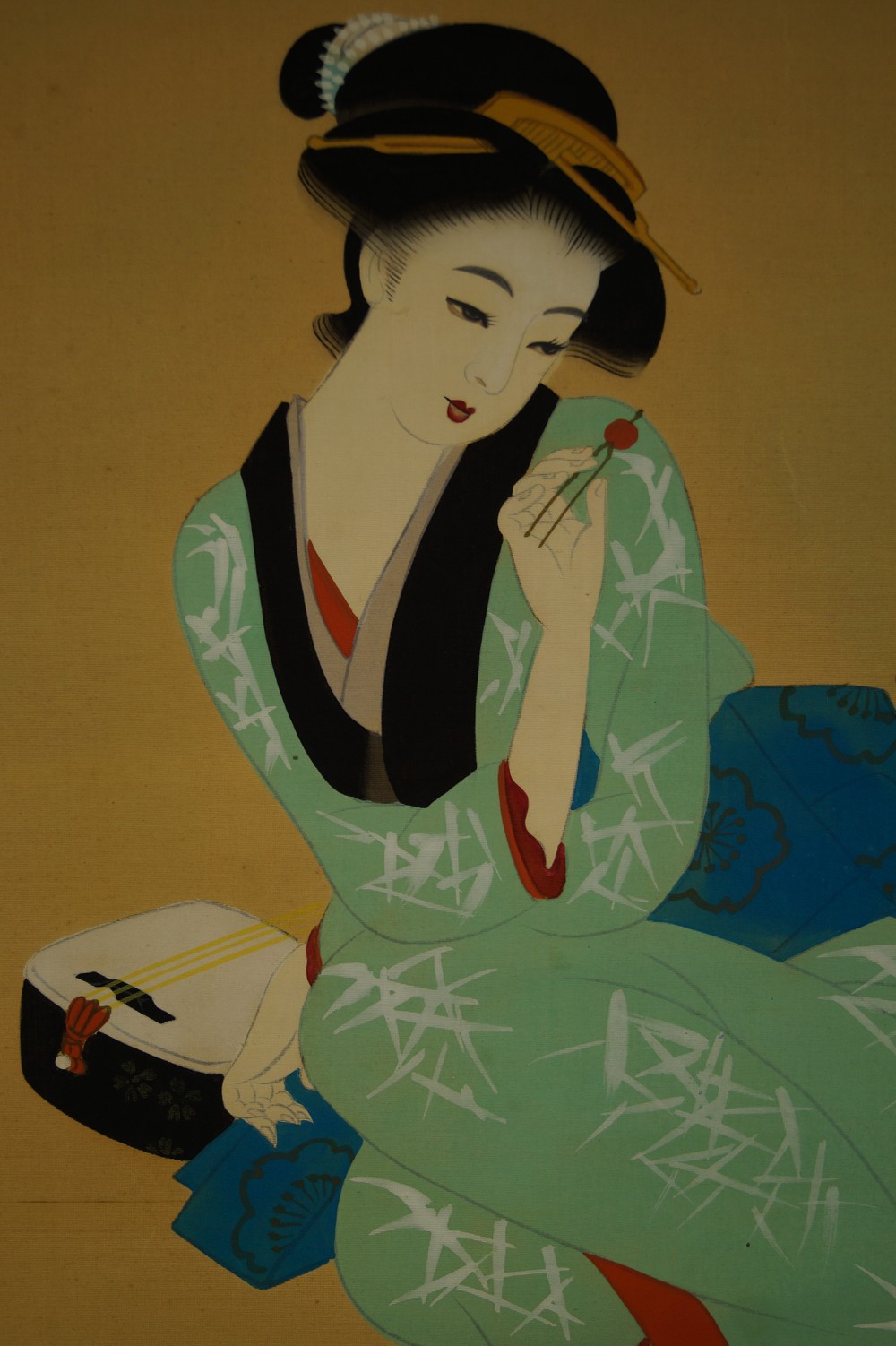 Beauty Hanging Scroll Motif Close-Up 2