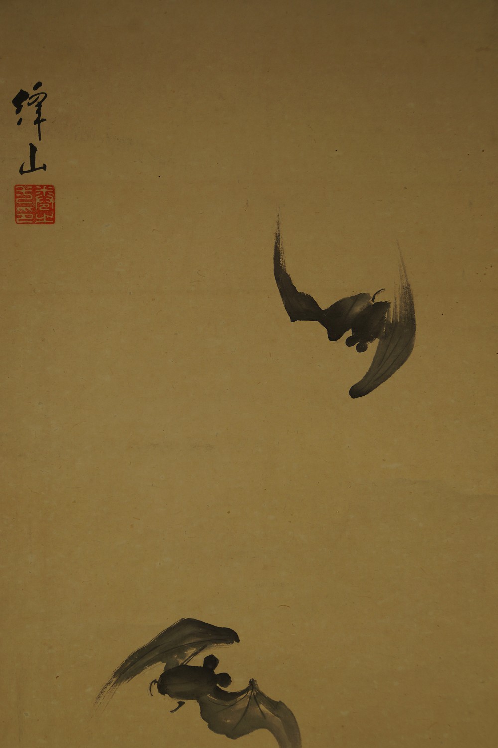 Bats in Moonlight bat motif close-up 1