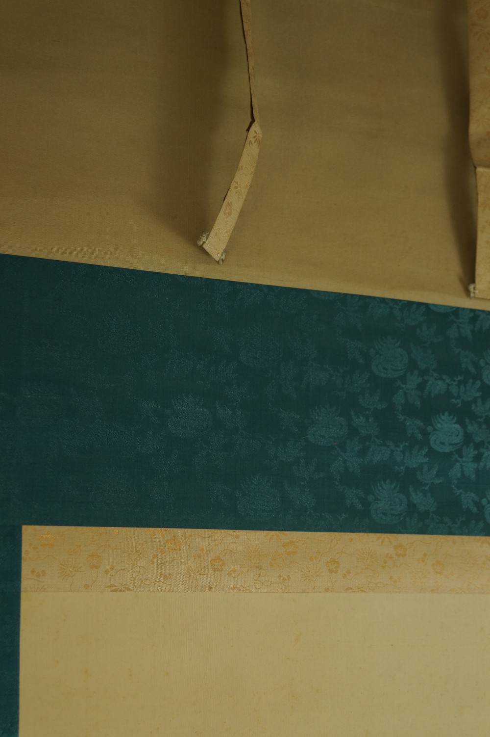 Sparrow and Plum Blossoms Mounting Detail