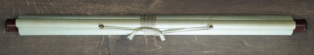 Kalligrafie Zusammengerollt