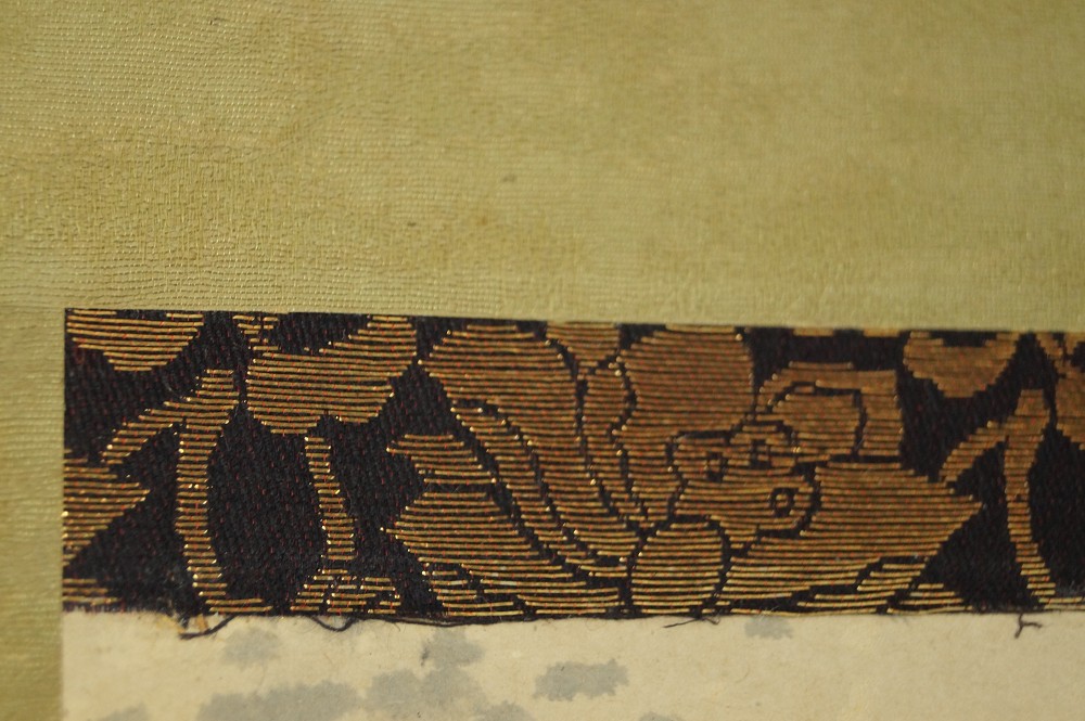 Wasserfall Rollbild Montierungsdetail 1