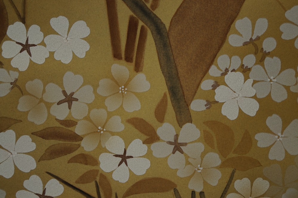 Sakura Hanging Scroll Cherry Blossom Motif Close-Up 3