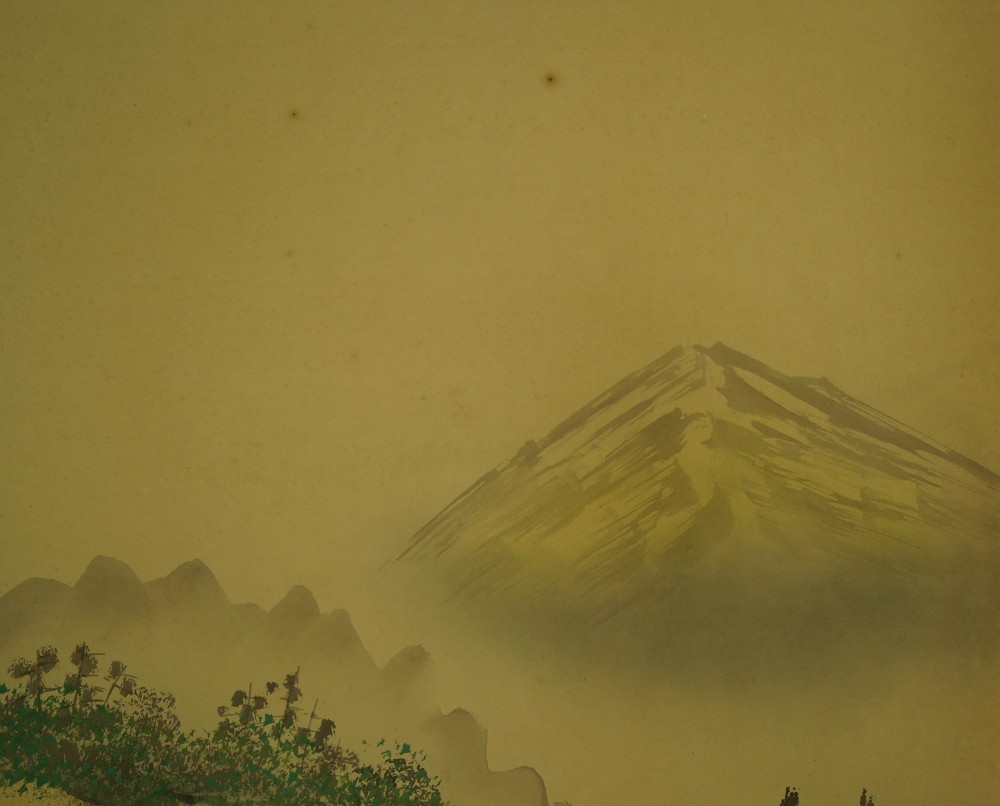 Landschaft Rollbild Fuji Nahaufnahme