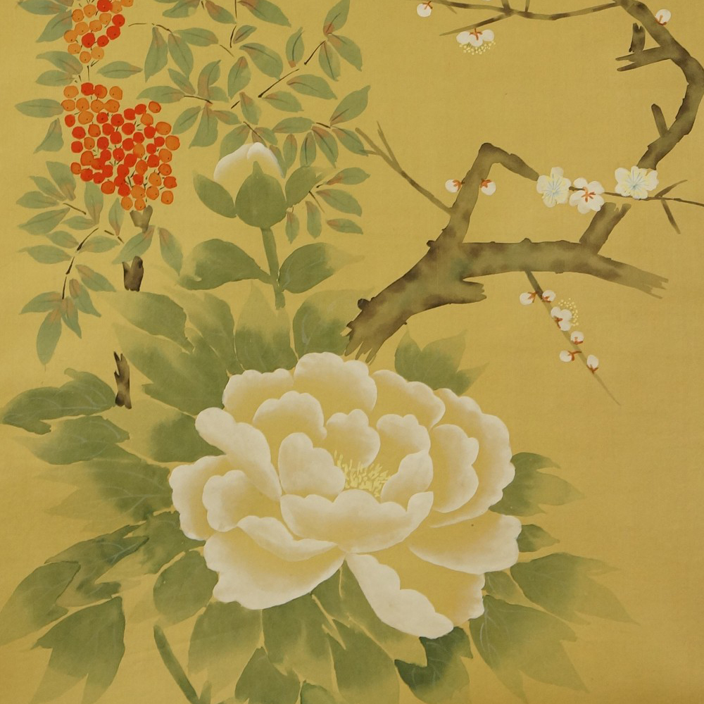 Flowers motif close-up preview