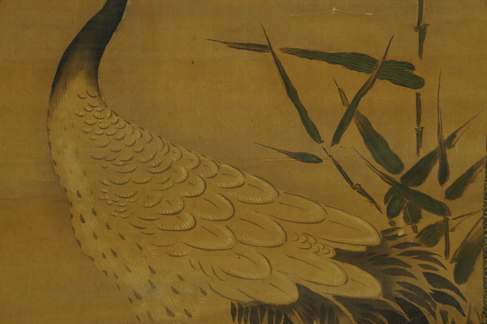 Two Cranes by Jikoji Sanenaka Crane Motif Close-Up 2