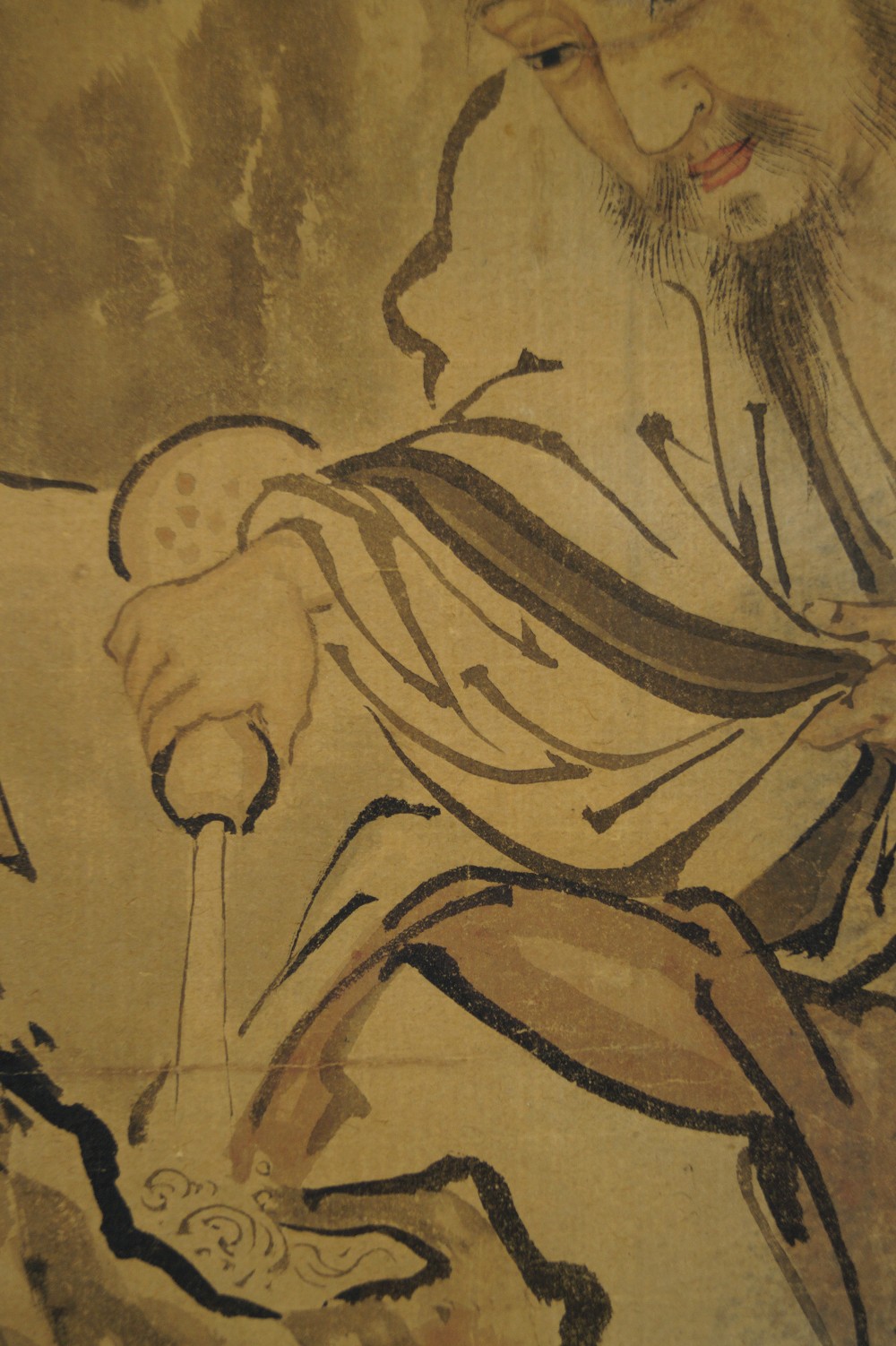 Tea Master Hanging Scroll Tea Master Motif Close-Up 2