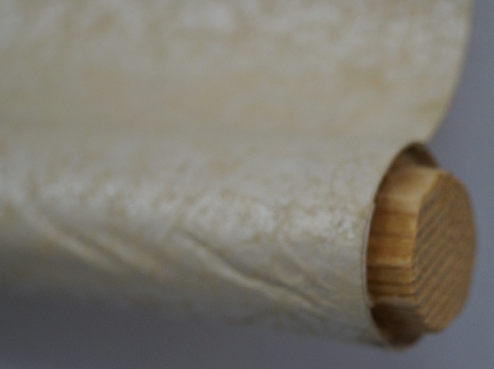 Old monk kakemono scroll detail