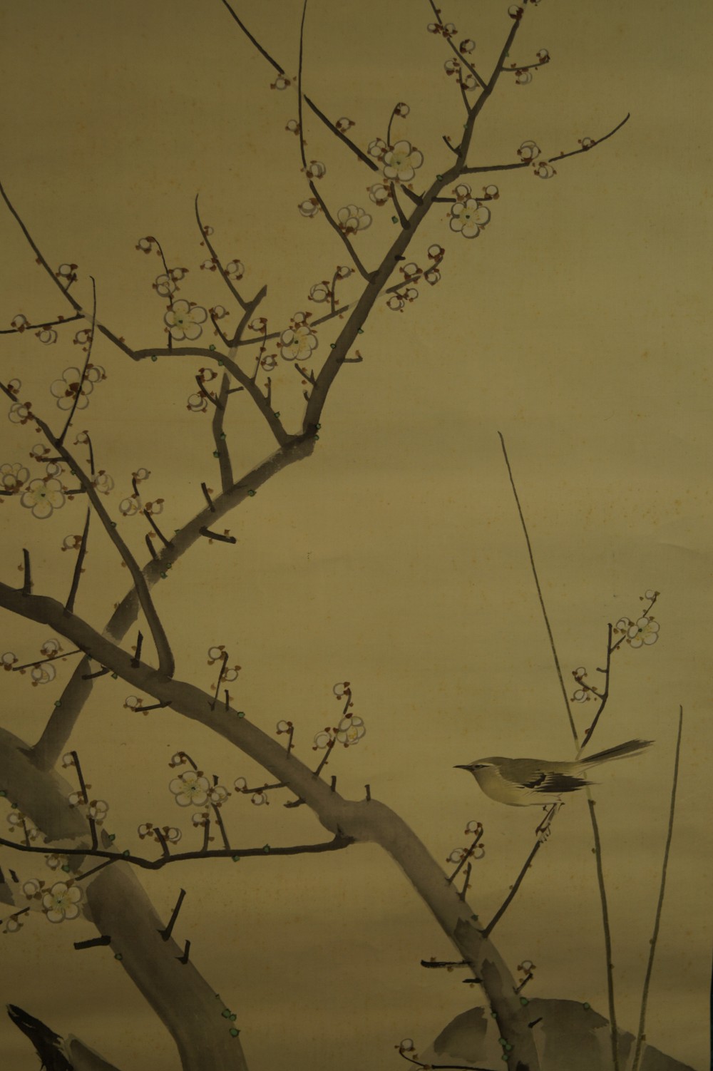 Sparrow and Plum Blossoms Motif Close-up 2