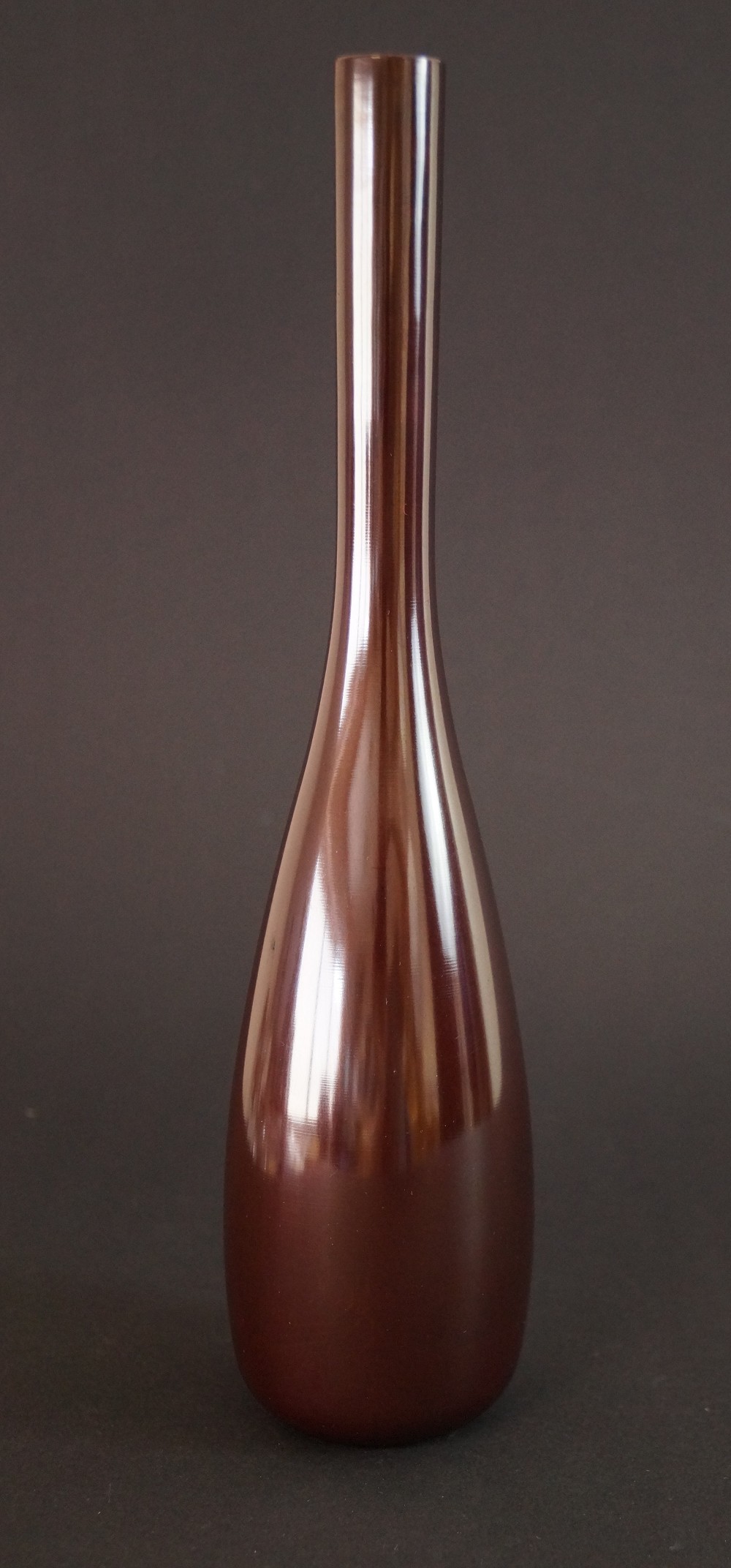Copper Vase by Kageaki Watanabe Frontal View