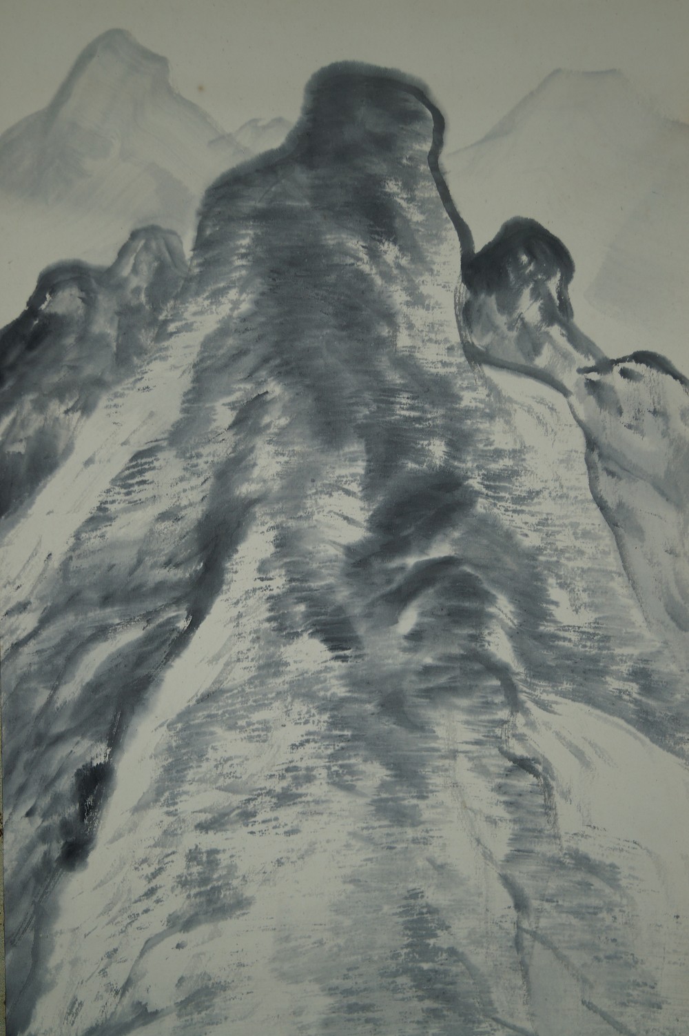 Landschaft Rollbild Berg-Motiv Nahaufnahme 1