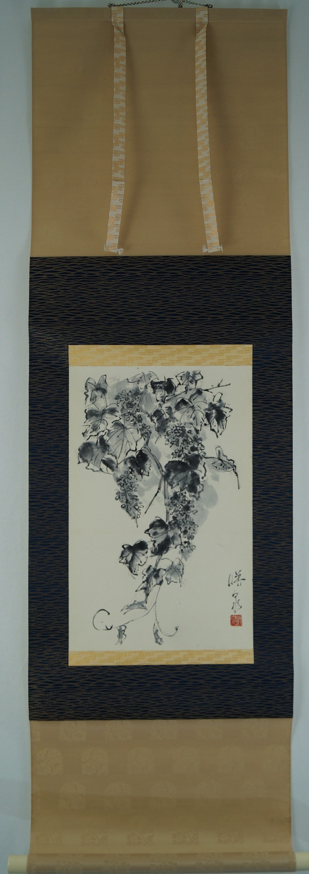 Grapevine Hanging Scroll Full View Hanging Scroll