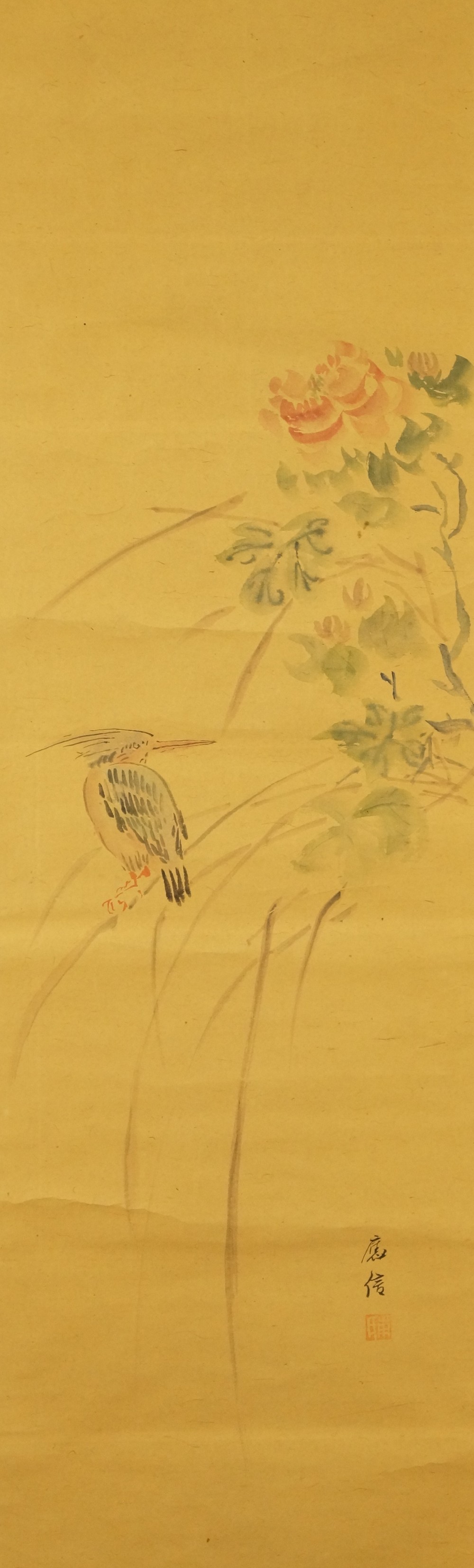 Vogel - Japanisches Rollbild (Kakejiku, Kakemono)