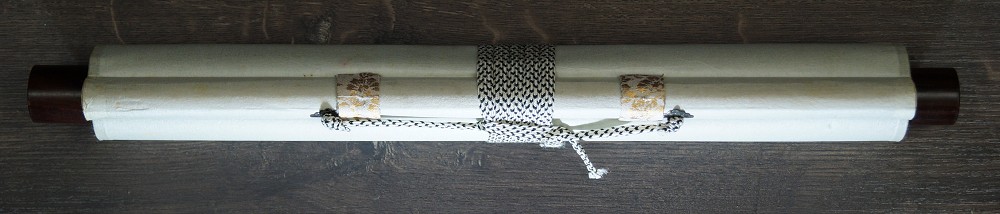 Kalligrafie Zusammengerollt