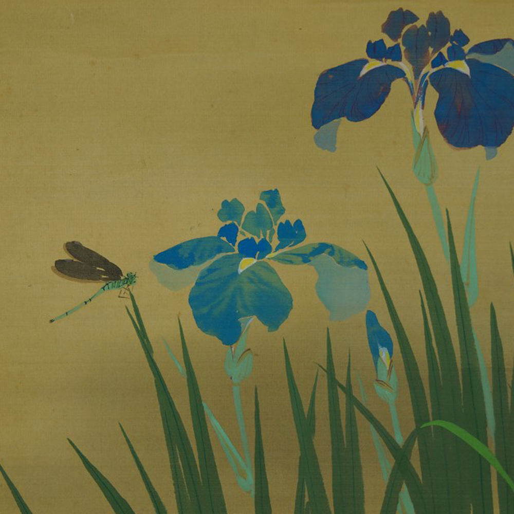 Irises Motif Close-Up Preview