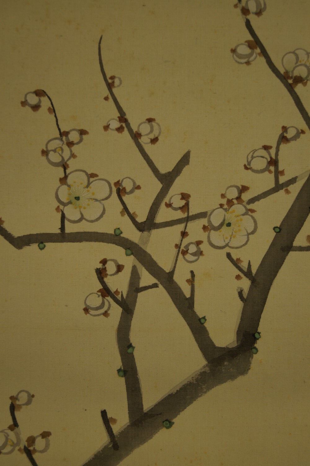 Sparrow and Plum Blossoms Motif Close-Up 5