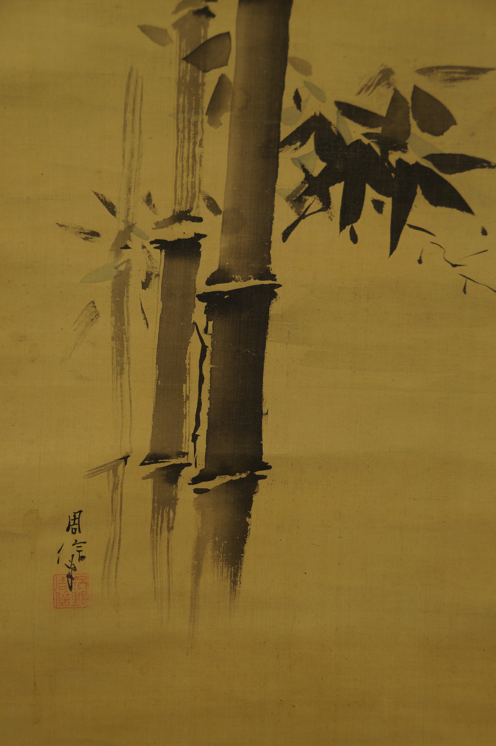 Bamboo by Kano Shunobu bamboo motif close-up 2