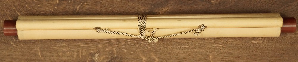Kalligrafie Langes Leben Kakemono zusammengerollt