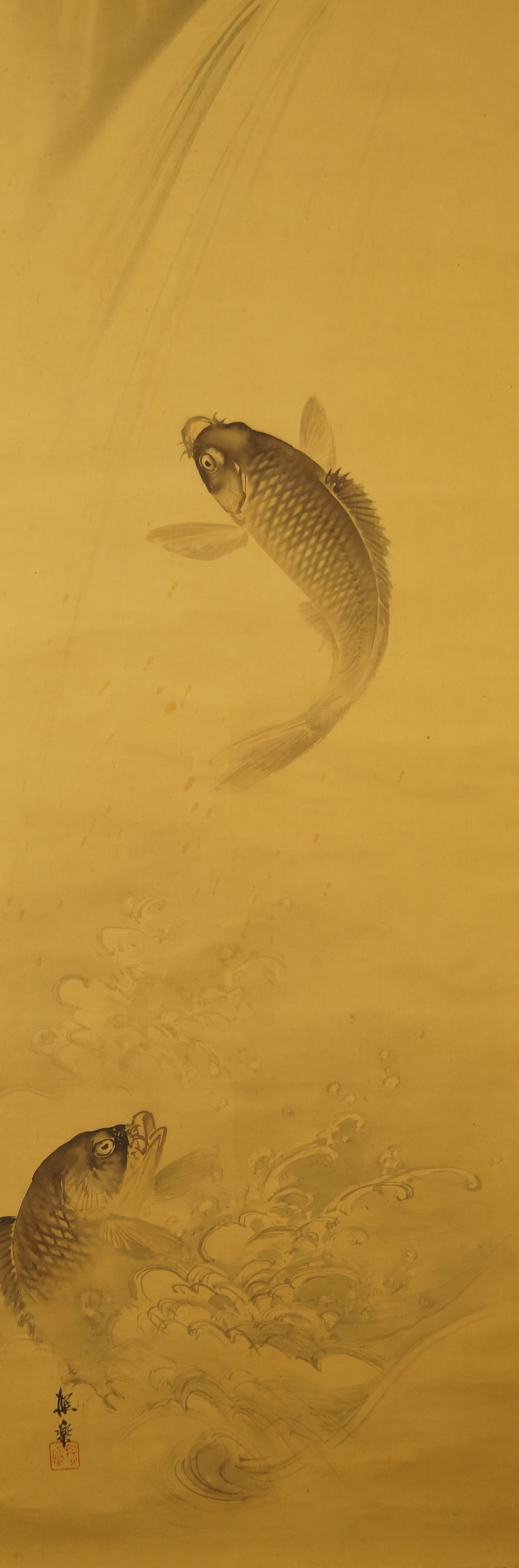 Two Koi Full Motif without Mounting