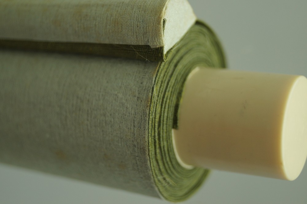 Kalligrafie Rollbild Kakemono Rollendetail 2