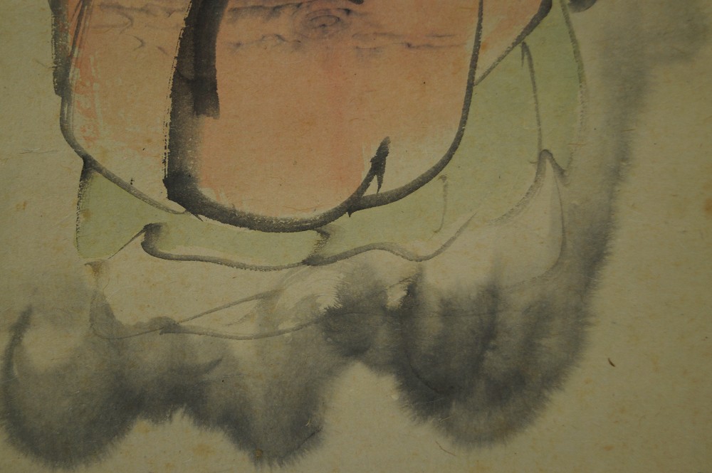 Jurojin on Clouds Cloud Motif Close-up