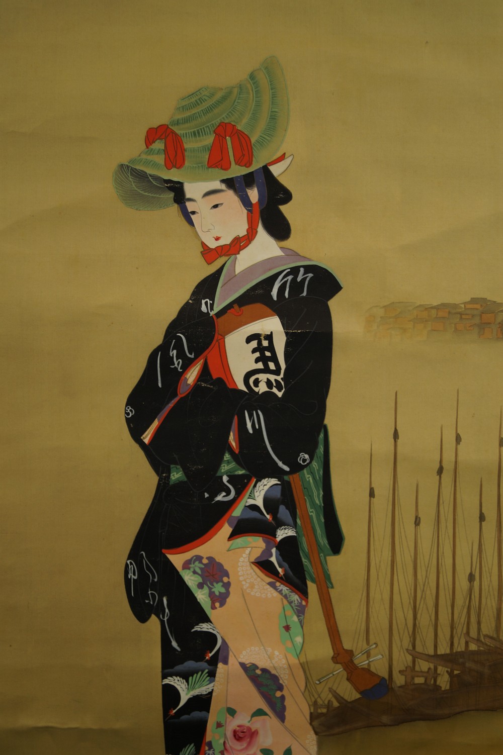 Beauty in Kimono Full Motif Without Mounting 3