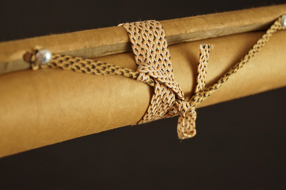 Bodhidharma Kakemono Rolled Up with Cord
