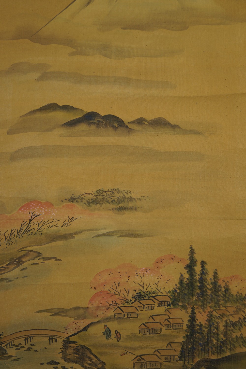 Berg Fuji Rollbild Berg-Motiv Nahaufnahme